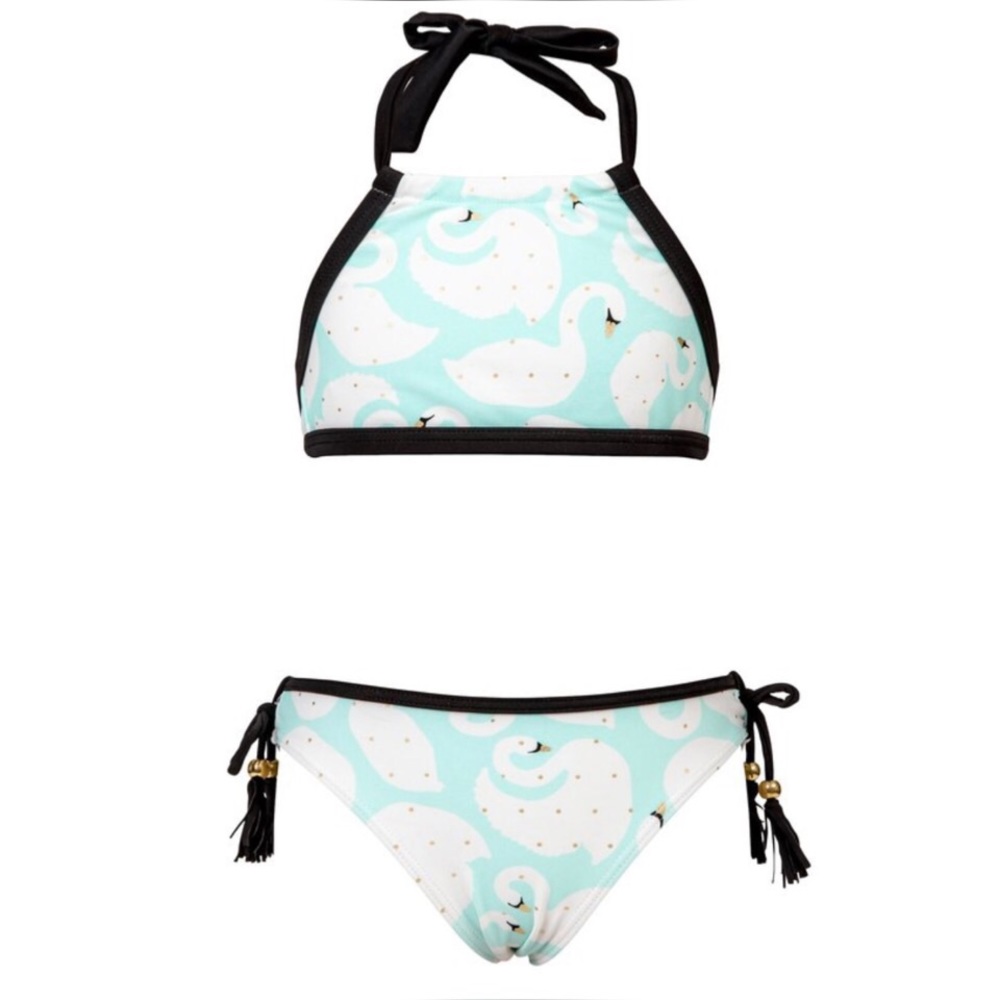 SNAPPER ROCK Girls' Swan Halter Bikini